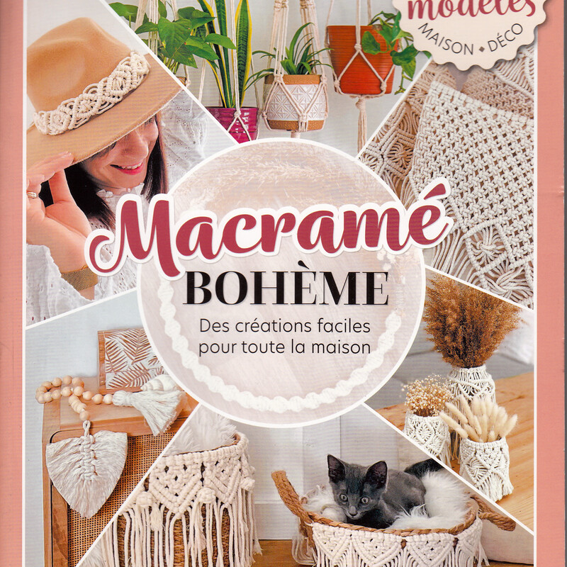 Magazine Macramé Bohème   (Hors-série Mode et travaux)