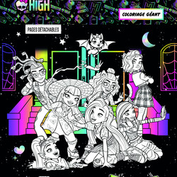 MONSTER HIGH - Coloriages géant