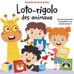 Premier jeu de plateau - Loto rigolo des animaux