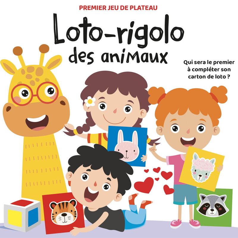 Premier jeu de plateau - Loto rigolo des animaux