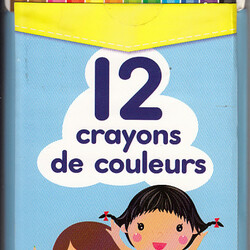 Pochette 12 Crayons de couleurs