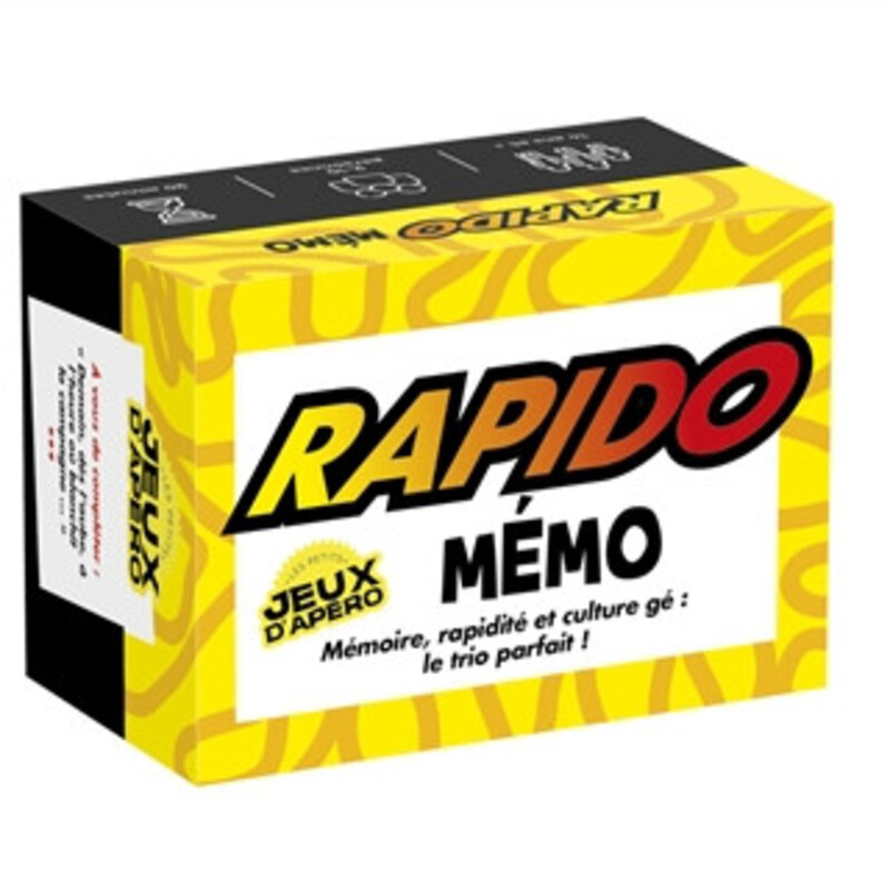 Rapido mémo - mémoire, rapidité et culture gé : le trio parfait !