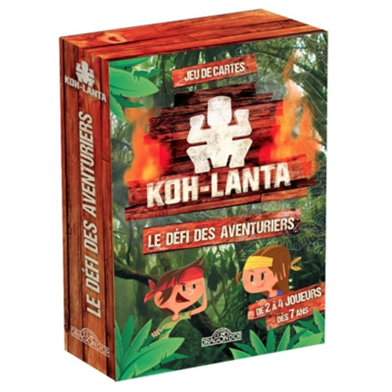 Koh-Lanta, le défi des aventuriers - jeu de cartes : de 2 à 4 joueurs, dès 7 ans