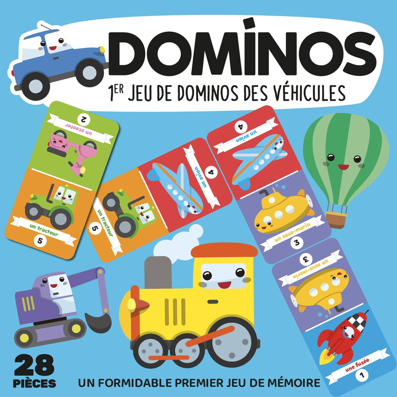 DOMINOS - 1er jeu de dominos des véhicules