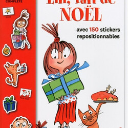 Lili, fan de Noël  avec 150 stickers repositionnables - 9782884807456