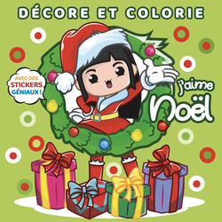 J'aime Noël - Décore et colorie