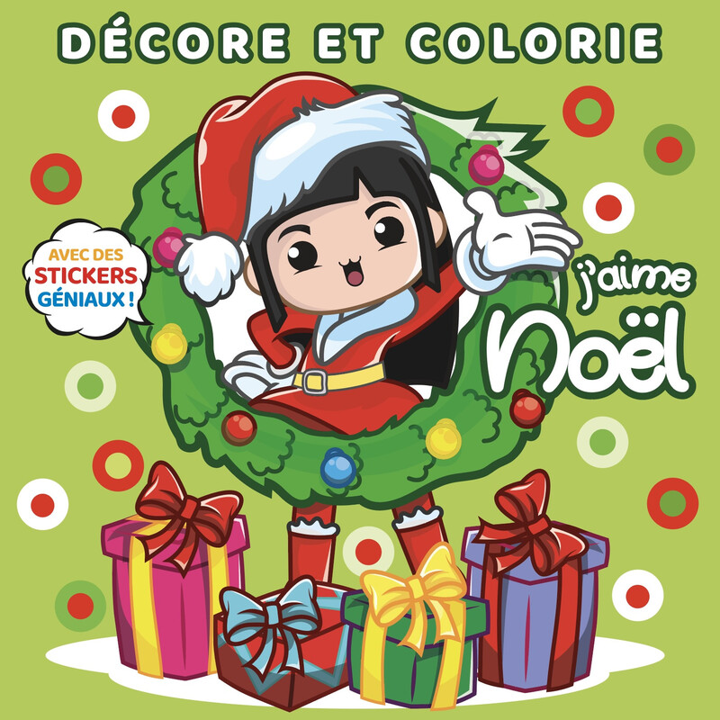 J'aime Noël - Décore et colorie