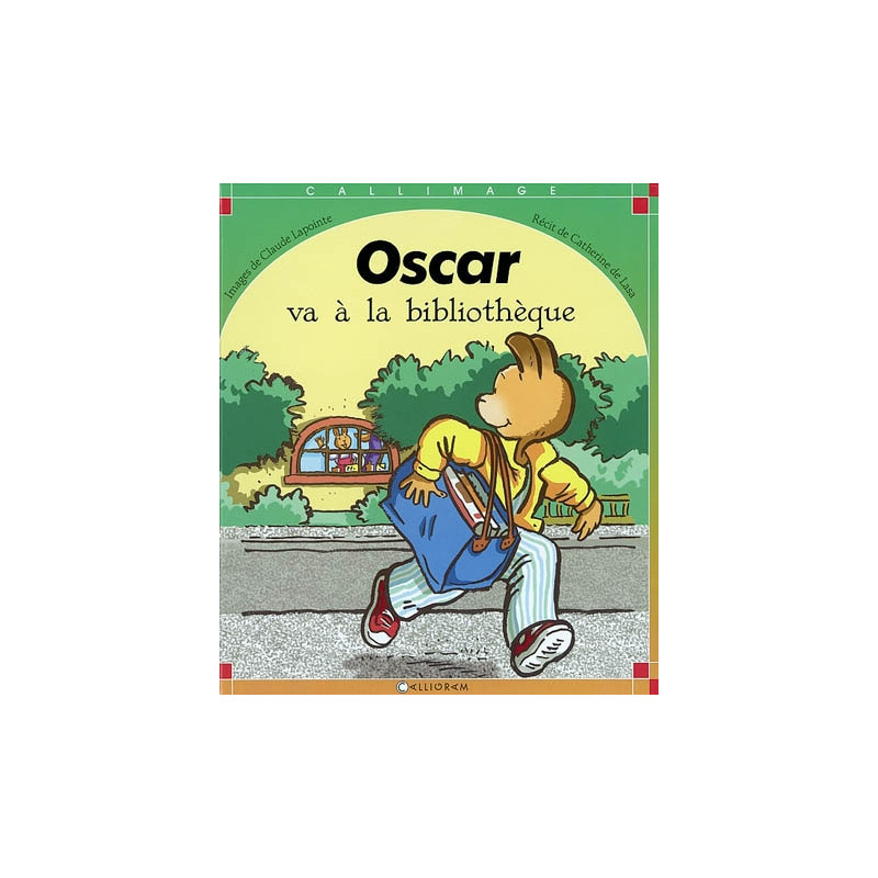 Oscar va à la bibliothèque