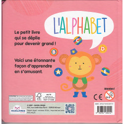 Un livre étonnant à déplier  L'alphabet - 9782754230414