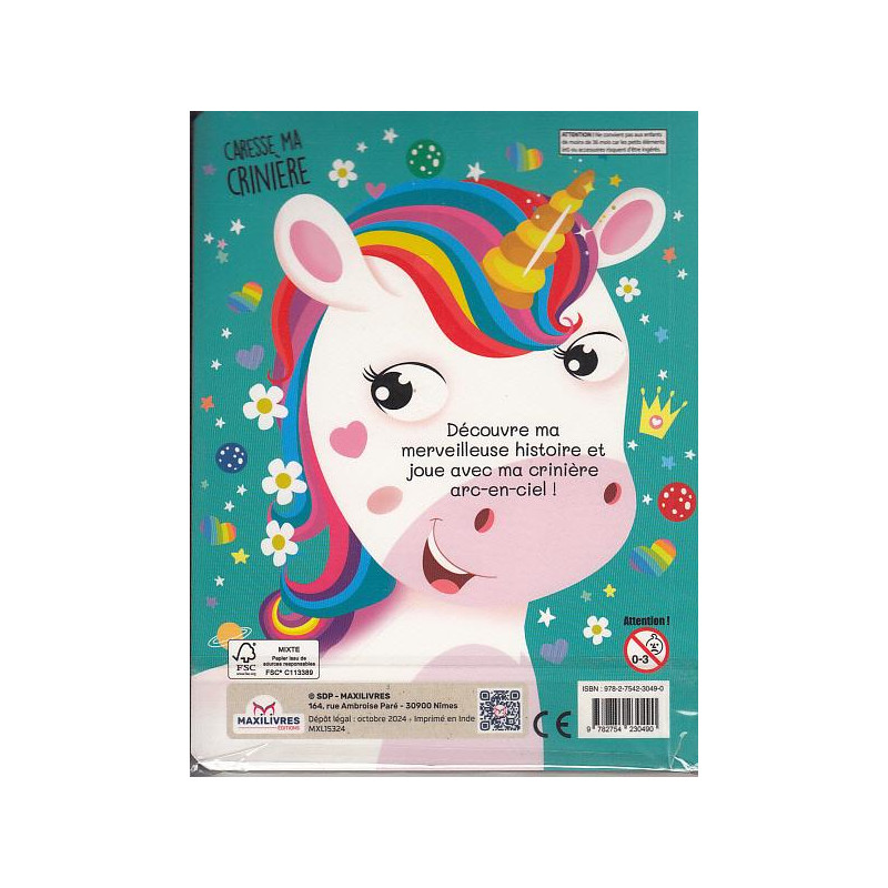 Arc en ciel  La licorne - 9782754230490