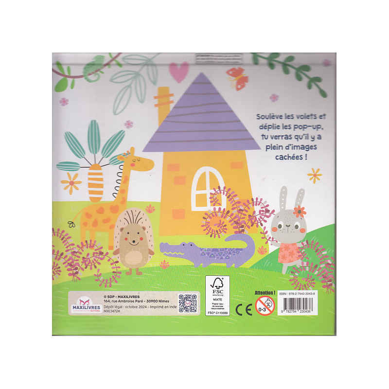 POP-UP Surprise - les animaux du monde - 9782754230438