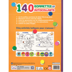 Looney Tunes  140 gommettes et autocollants - 9782754216050