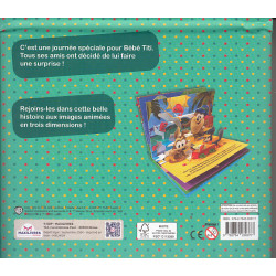 Pop-up - Surprise pour l'anniversaire de bébé titi - 9782754230377
