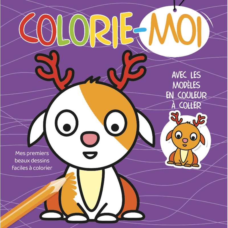 Colorie-moi  CERF (avec les modèles en couleurs)