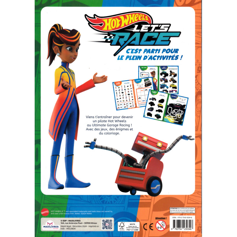 HOT WHEELS - Let's race - 9782754230346