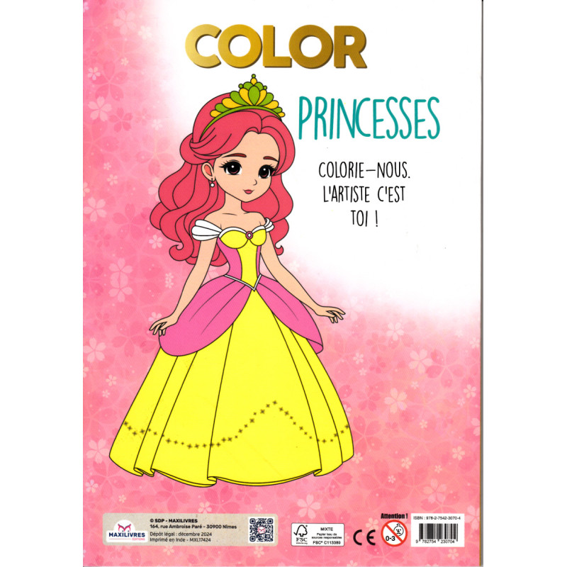 Color princesses - 9782754230704