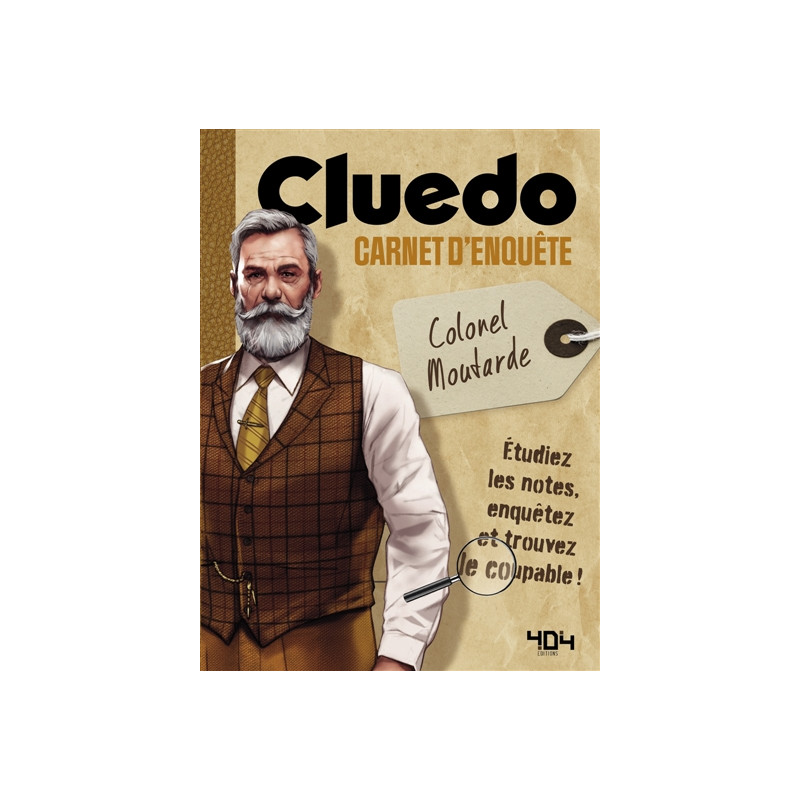 Cluedo : Le carnet d'enquete du colonel Moutarde