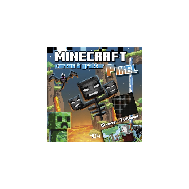 Minecraft : mes cartes à gratter pixel