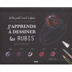 J'apprends à dessiner les rubis : mon petit carnet à bijoux - 9782378830090