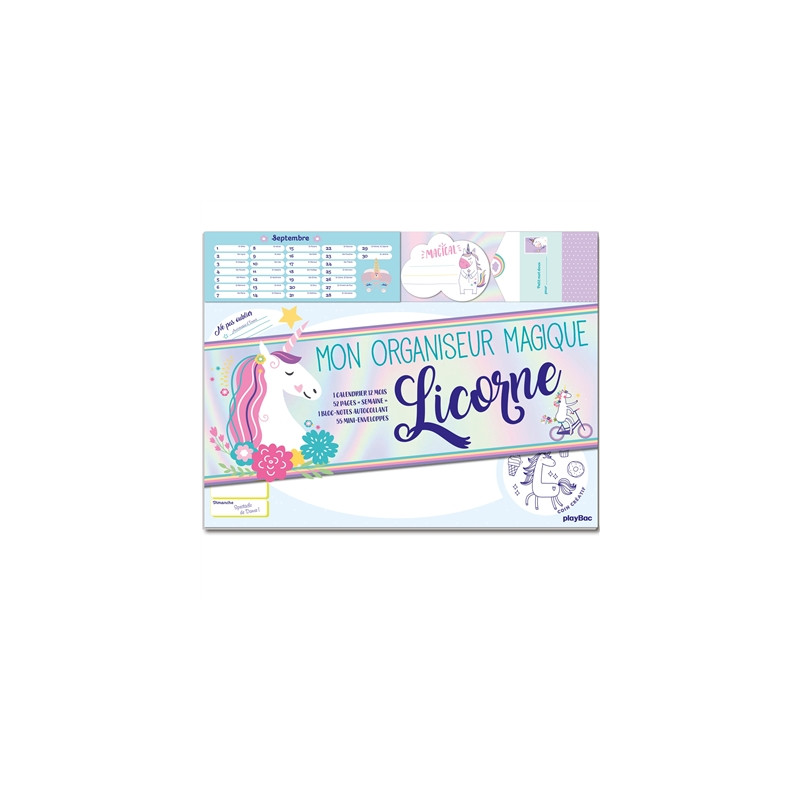 Mon organiseur magique licorne