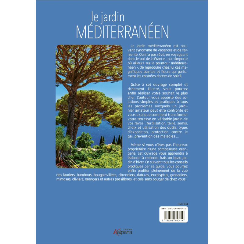 Le jardin Méditerranéen - Collection Kalpana - 9782384850419