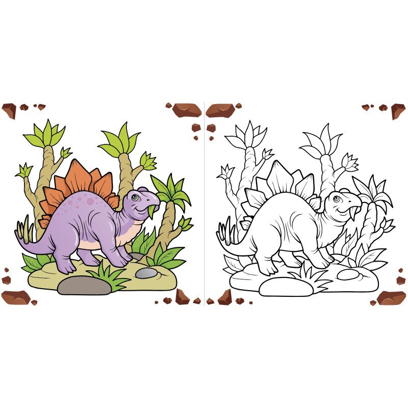 Dino Coloriages - 9782754231176