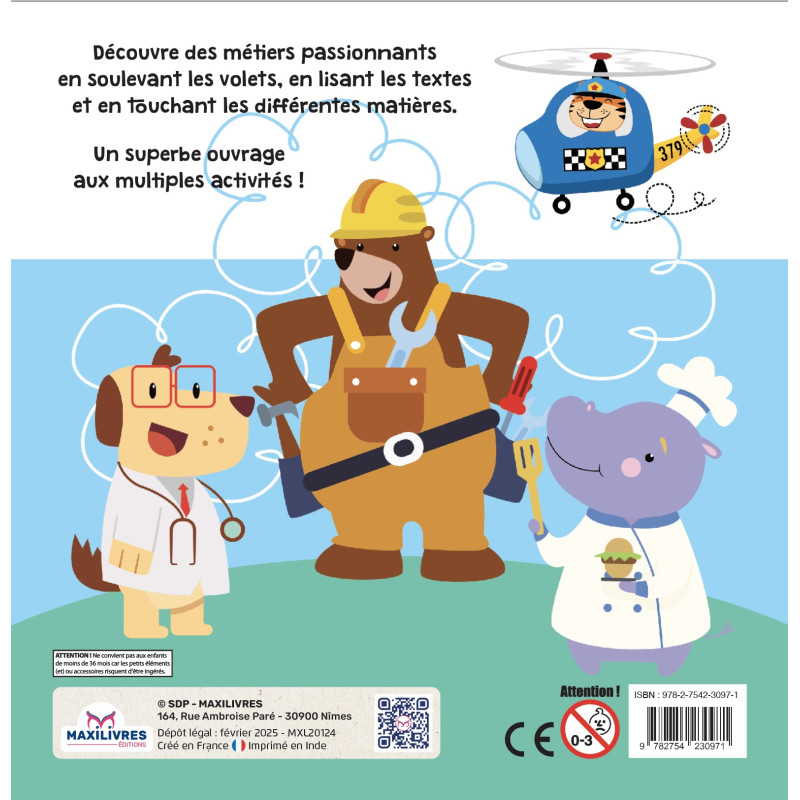 Les pompiers et autres métiers passionnant - 9782754230971