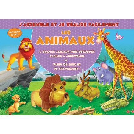 Les Animaux   J'assemble et je réalise - 9782754215527