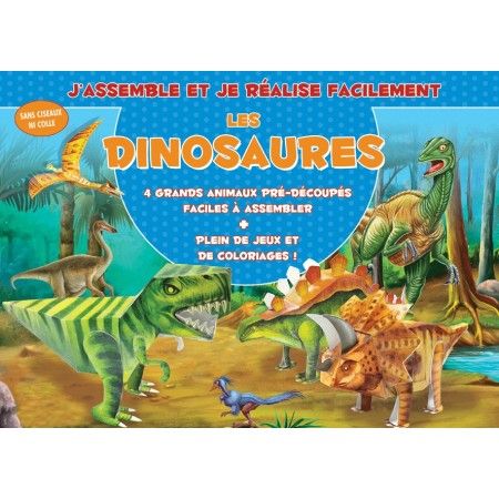 Les Dinosaures   J'assemble et je réalise