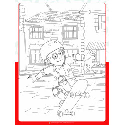 COLOR XL - SAM LE POMPIER - 9782754231329