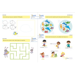 Cahier XL - Exercices pour les 3-5 ans - 9782754232111