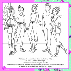 Mon histoire à colorier - Barbie danseuse étoile - 9782754230988