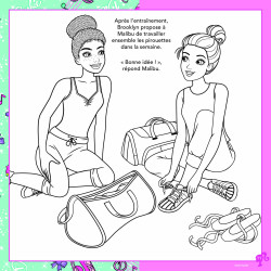 Mon histoire à colorier - Barbie danseuse étoile - 9782754230988