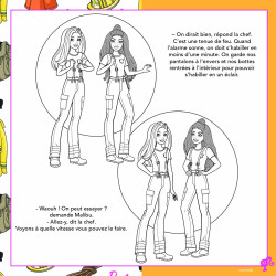 Mon histoire à colorier - Barbie Pompier - 9782754230995