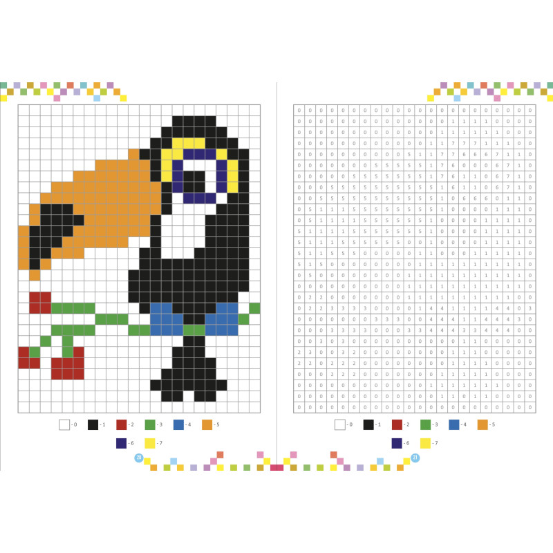 Pixel Color - Etonnants Coloriages - 9782754232395