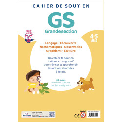 Cahier de soutien - Grande Section - GS - 9782754232821