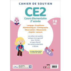 Cahier de soutien - Cours Elémentaire 2° année - CE2 - 9782754232852