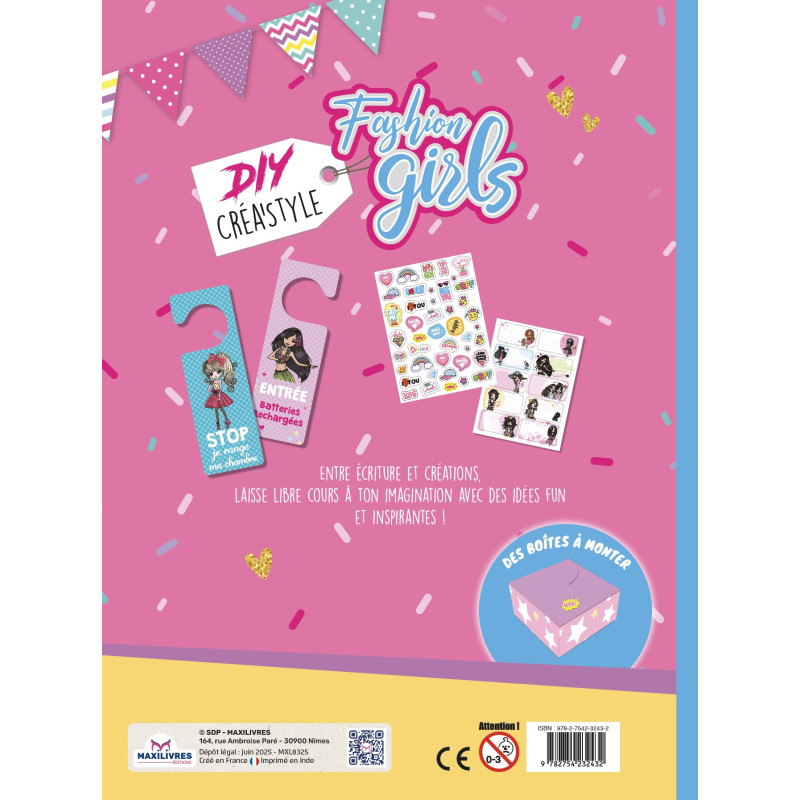 Fashion Girls - DIY Créa'style - 9782754232432