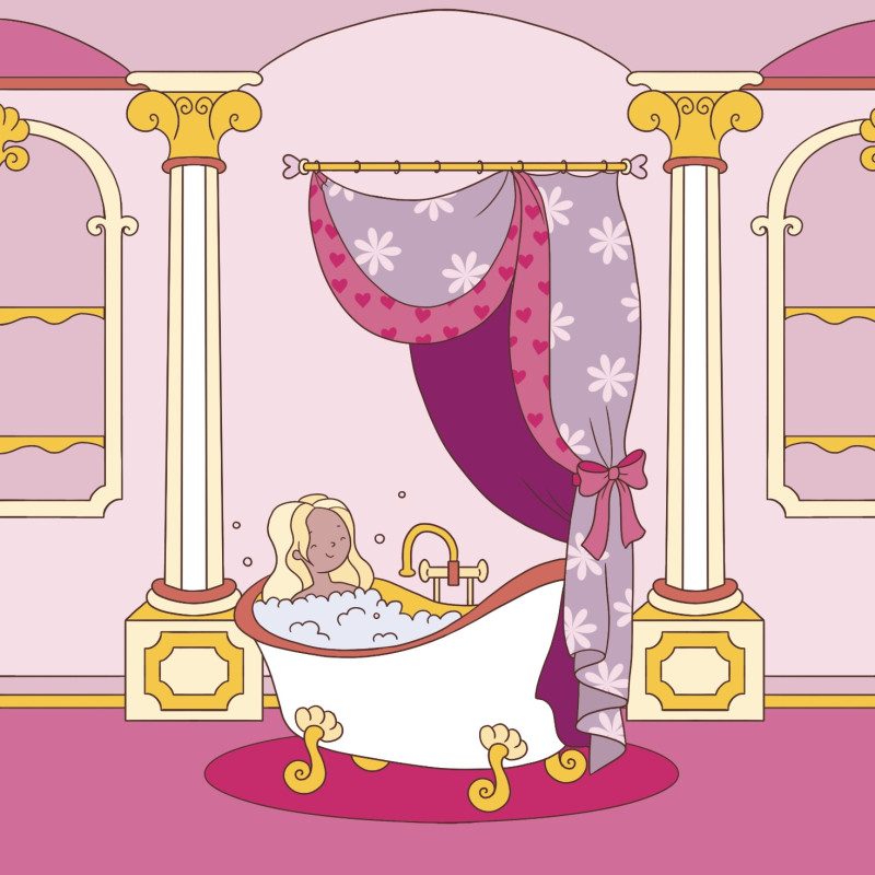 Imagine et décore - Le château de princesse - 9782754232302