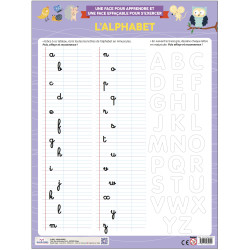 Poster Effaçable - L'alphabet - 9782754232029