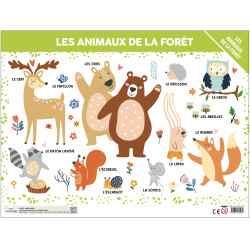 Sous-Main - Les animaux de la ferme / Les animaux de la forêt - 9782754231985