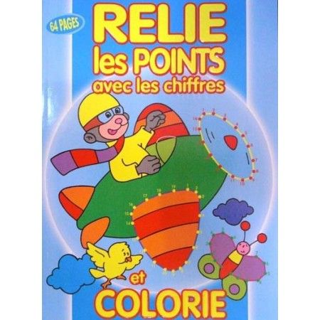 Relie les points avec les chiffres et colorie