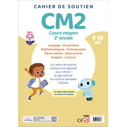 Cahier de soutien - Cours Moyen 2° année - CM2 - 9782754232876