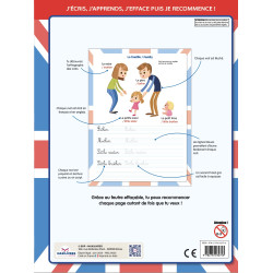 Ardoise effaçable souple - L'ANGLAIS - 9782754232753