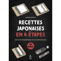 Recettes japonaises en 4 étapes : des plats traditionnels en un temps record : 40 recettes - 9782017187325
