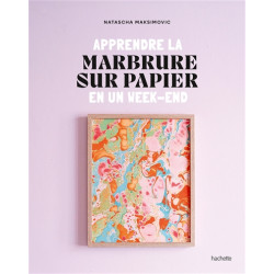 Apprendre la marbrure sur papier en un week-end - 9782017244899