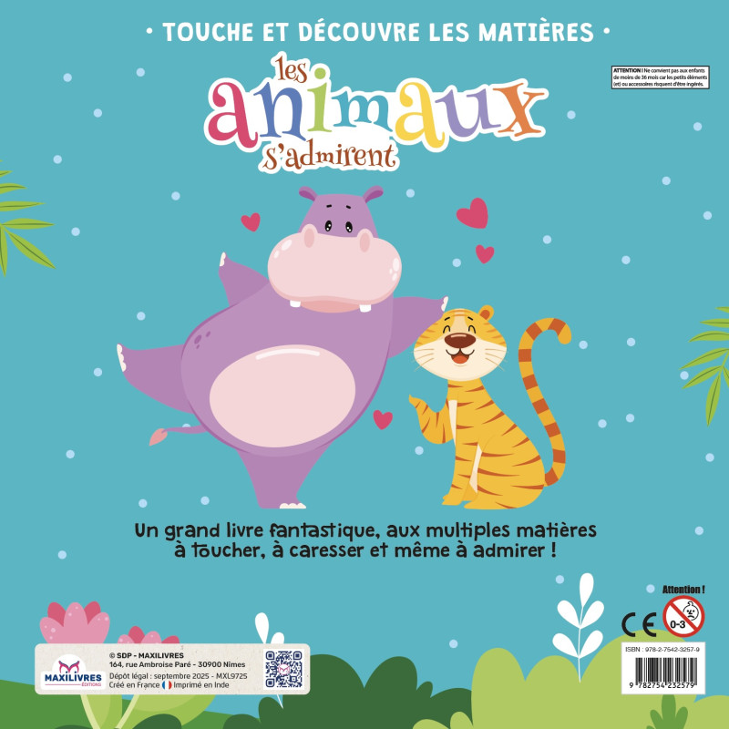 Les animaux s'admirent - 9782754232579