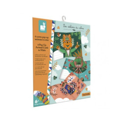 Kit Créatif - 6 Cartes Pop-Up Animaux à Créer - 3700217379872