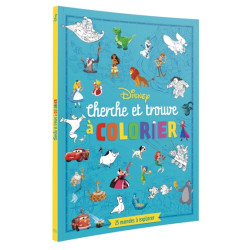 DISNEY : Cherche et Trouve à colorier : 25 mondes à explorer - 9782017290155