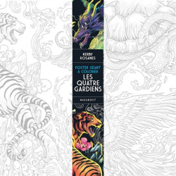 Les quatre gardiens : Poster géant à colorier - 9782501185035